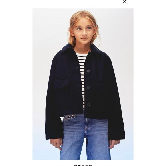 H&M FELTED JACKET size 10 - Picture 1 of 8